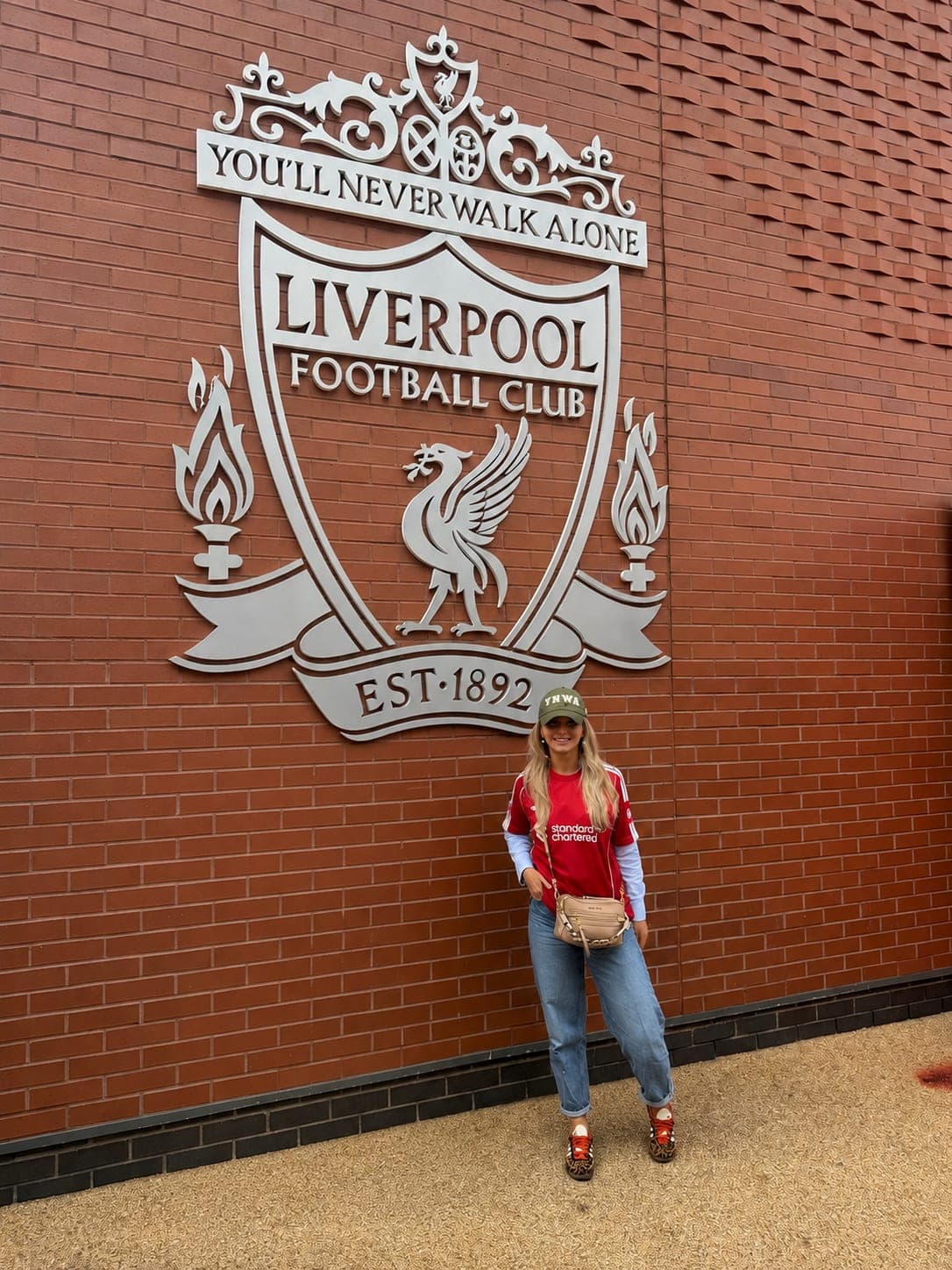 Sarah Ilic at Liverpool Football Club, Anfield
